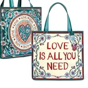 Brighton Bella Tile Love is All You Need Tote, NWT